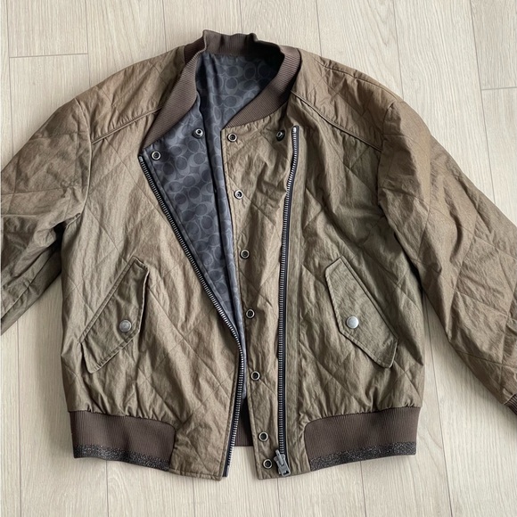 Coach Reversible Bomber Jacket - Picture 3 of 15